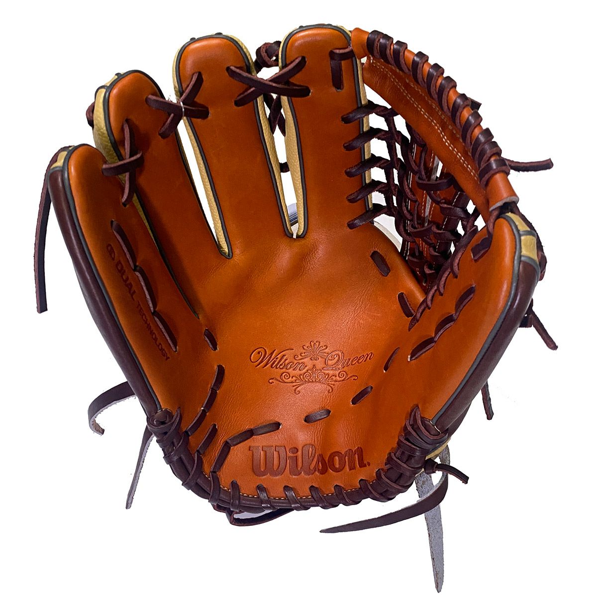 ウイルソンWilsonベースボール野球ソフトボールグラブミットグローブ女子ソフトボール用WILSONQUEENDUALユーティリ用95型WBW103155レディース女性25SP春夏