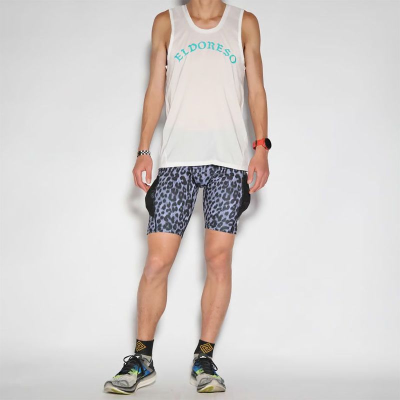 エルドレッソELDORESOランニングウェアノースリーブタンクトップAreoWeaveTankE1220915メンズレディースユニセックス25SP春夏