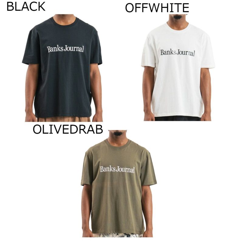 バンクスジャーナルBANKSJOURNALサーフィンサーフウェア半袖TシャツMINCYOSSTEEBK252MST03メンズ男性25SU春夏