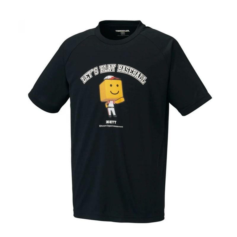 ゼットZETTベースボール野球ソフトボールウェア半袖Tシャツプロ野球スピリッツA調子君TシャツBOT97107メンズ男性25FA秋冬