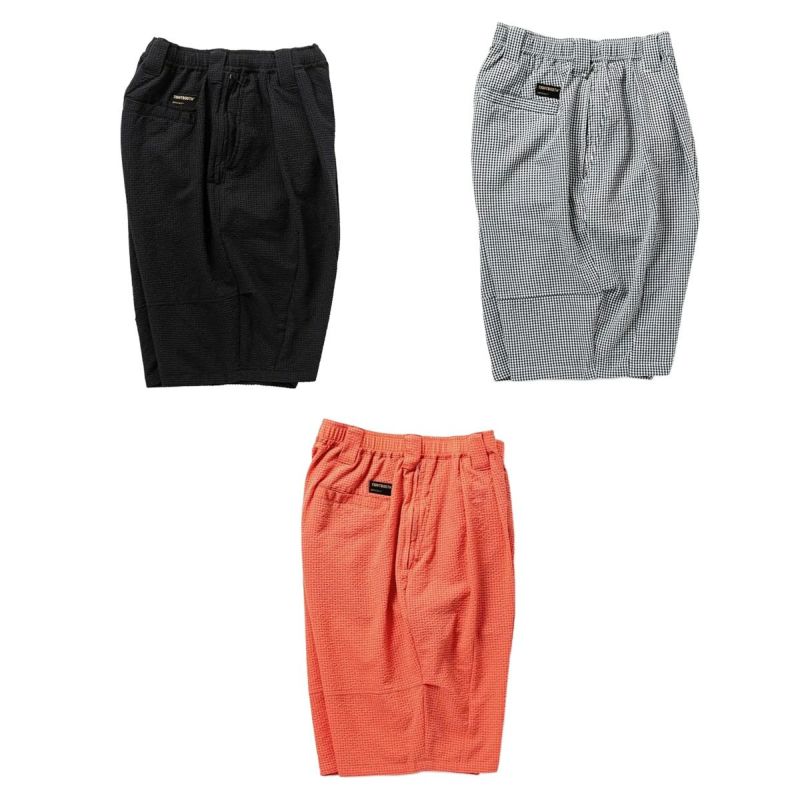 タイトブースTIGHTBOOTHスケボースケートボードウェアボトムスショートハーフパンツ短パンシアサッカービッグショーツSEERSUCKERBIGSHORTSSU25-B04メンズ男性25SU春夏
