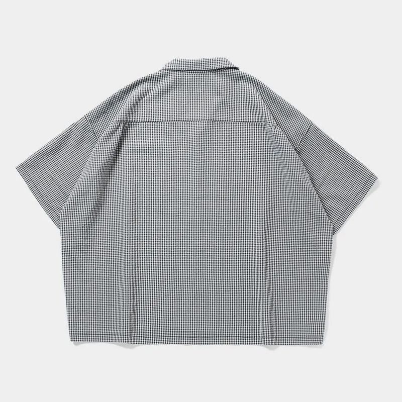 タイトブースTIGHTBOOTHスケボースケートボードウェア半袖TシャツシアサッカーアロハSEERSUCKERALOHASU25-S02メンズ男性25SU春夏