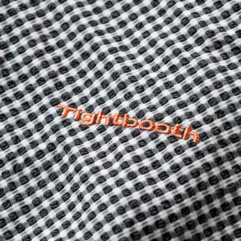 タイトブースTIGHTBOOTHスケボースケートボードウェア半袖TシャツシアサッカーアロハSEERSUCKERALOHASU25-S02メンズ男性25SU春夏