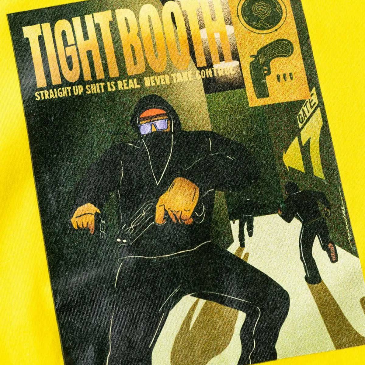 タイトブースTIGHTBOOTHスケボースケートボードウェア半袖TシャツRUNS/ST-SHIRTSU25-T09メンズ男性25SU春夏