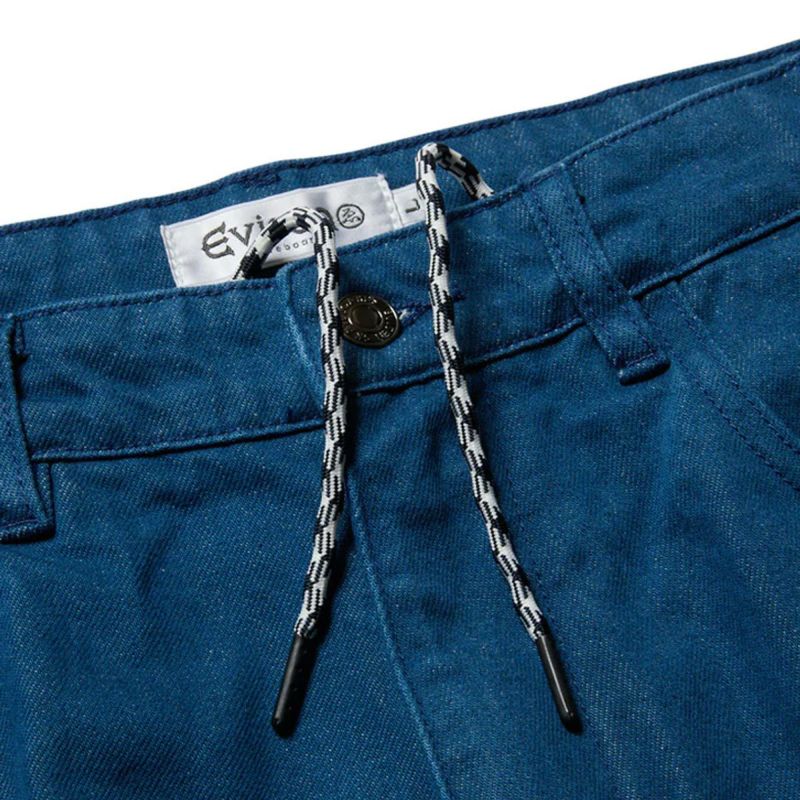 エビセンEVISENスケボースケートボードウェアボトムスショートハーフパンツ短パンスシデニムSUSHIDENIMSHORTS25SU-B02メンズ男性25SP春夏