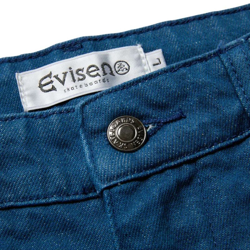 エビセンEVISENスケボースケートボードウェアボトムスショートハーフパンツ短パンスシデニムSUSHIDENIMSHORTS25SU-B02メンズ男性25SP春夏