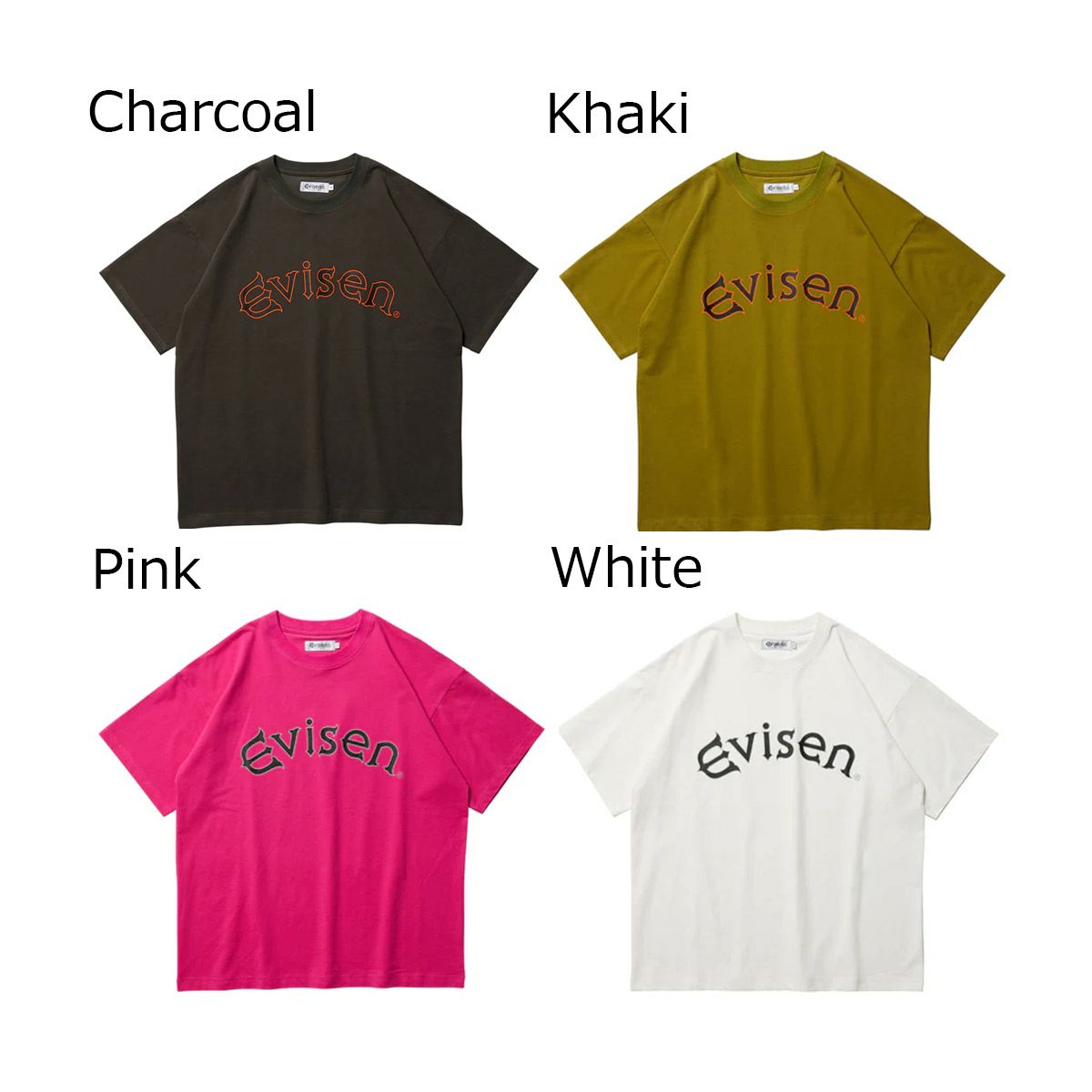 エビセンEVISENスケボースケートボードウェア半袖TシャツラウンドロゴテックティーROUNDLOGOTECHTEE25SU-T04メンズ男性25SP春夏