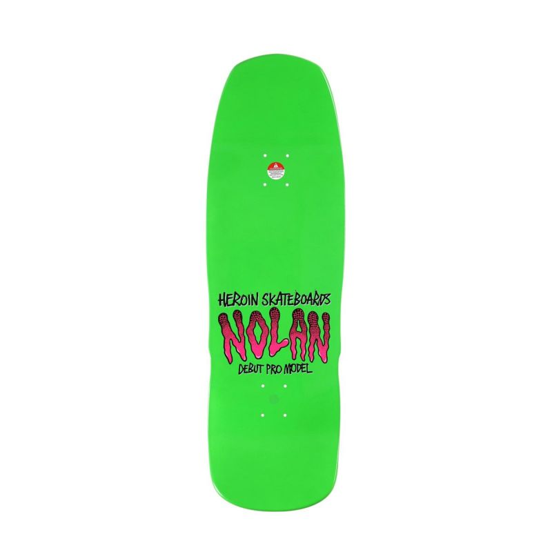 ヘロインHEROINスケボースケートボードデッキ板NolanMutationDeck10.106-01-0682