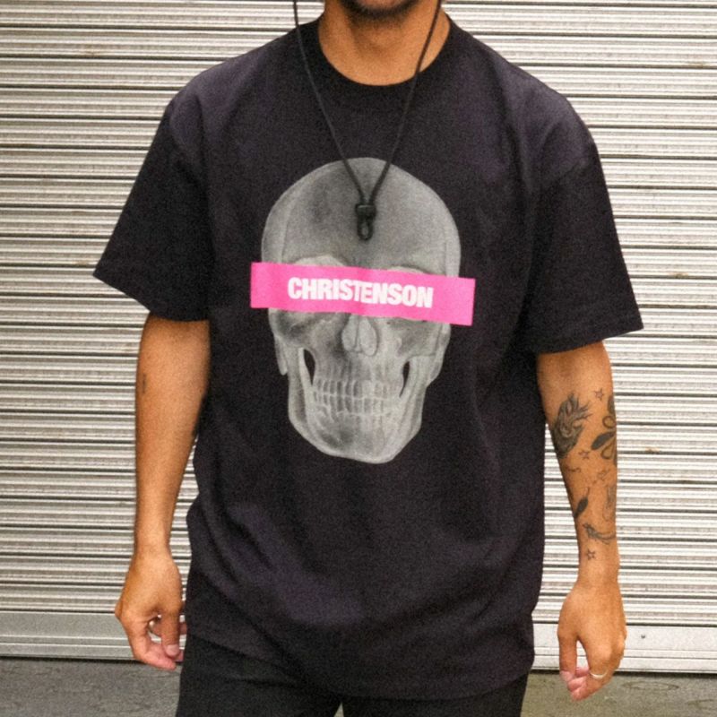 クリステンソンCHRISTENSONサーフィンサーフウェア半袖TシャツChristensonSkullJapanLimitedTeeCC2000007メンズ男性