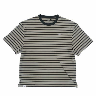 ジンガーJINGERランニングウェア半袖TシャツランニングボーダーTシャツJ-1044-GRYメンズレディースユニセックス25SU春夏