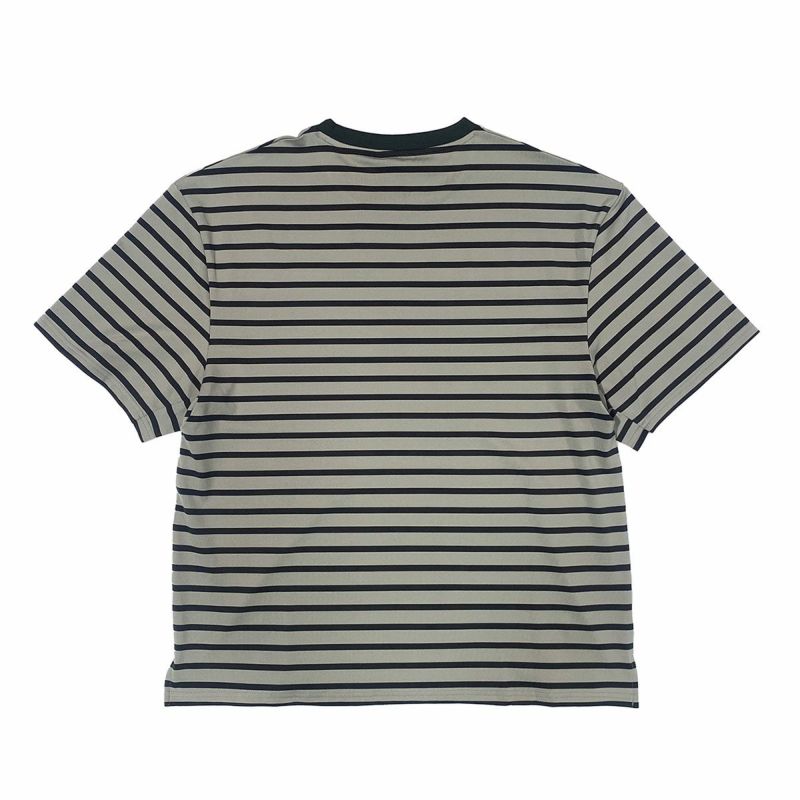 ジンガーJINGERランニングウェア半袖TシャツランニングボーダーTシャツJ-1044-GRYメンズレディースユニセックス25SU春夏