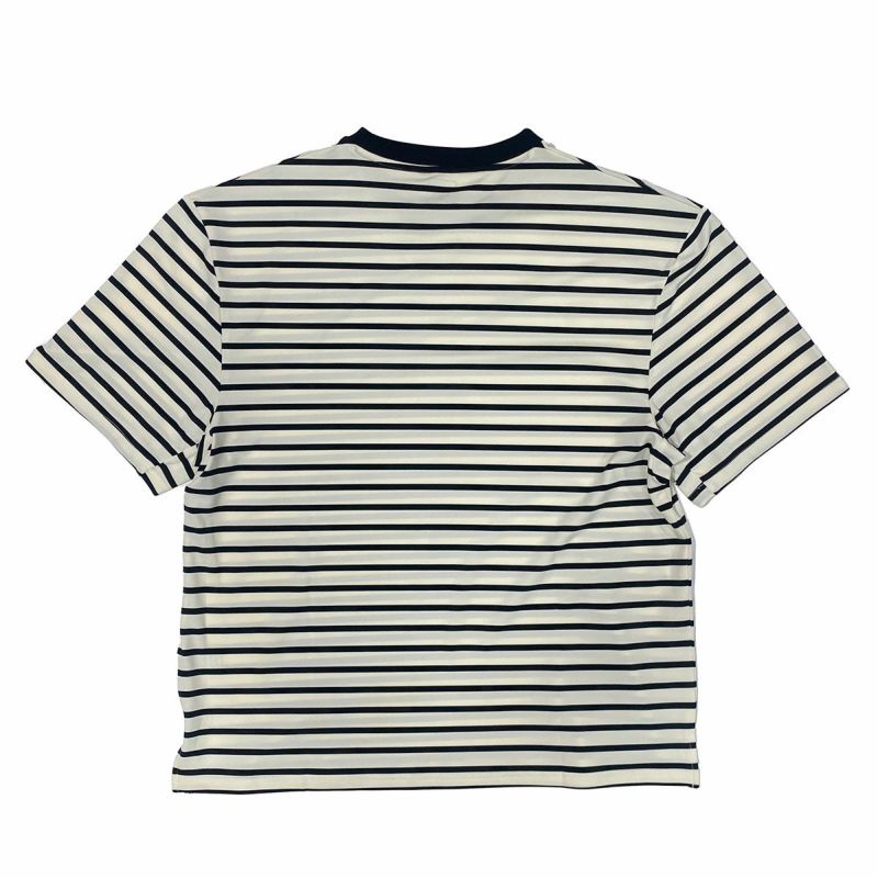 ジンガーJINGERランニングウェア半袖TシャツランニングボーダーTシャツJ-1044-WHTメンズレディースユニセックス25SU春夏