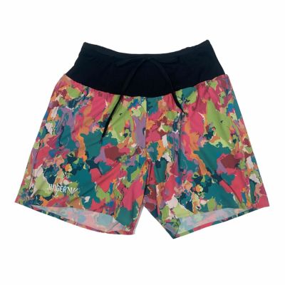 ジンガーJINGERランニングウェアボトムスショートハーフパンツ短パンマルチポケット付きランニングパンツJ-2063-MIXメンズレディースユニセックス25SU春夏