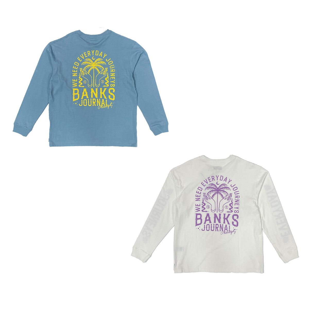 バンクスジャーナルBANKSJOURNALサーフィンサーフウェア長袖TシャツロンTSLEEVEPTLSTEEBK251MLT02メンズ男性25SP春夏