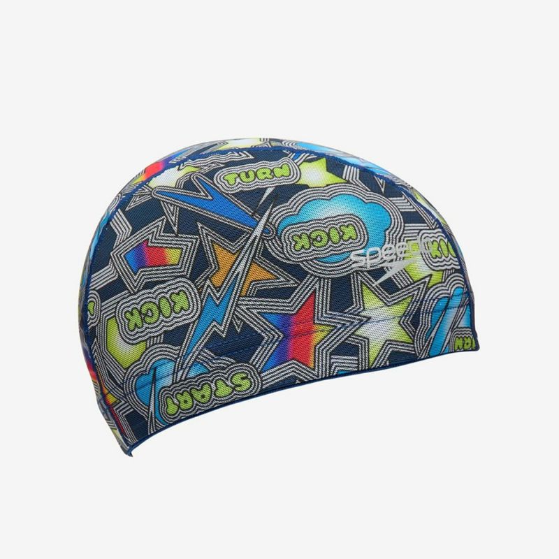 スピードSPEEDOスイムフィットネス競泳キャップスパークリングブーンメッシュキャップSparklingBoomMeshCapSE12552-NB