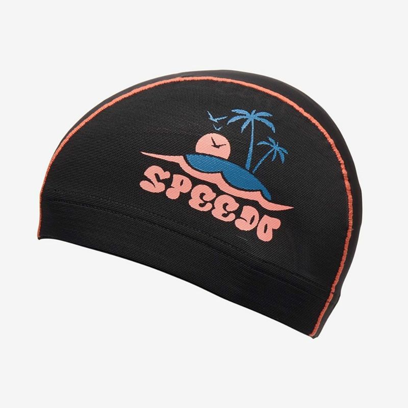 スピードSPEEDOスイムフィットネス競泳キャップサンセットメッシュキャップSunsetMeshCapSE12555-SO