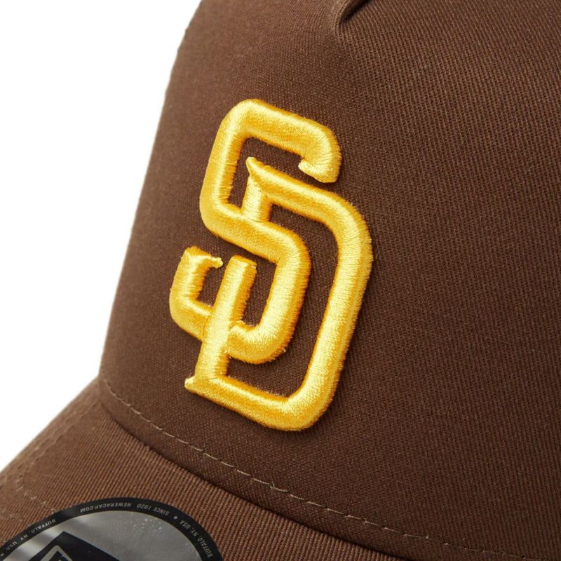 ニューエラNEWERAアウトドアカジュアル帽子キャップ9FORTYA-FrameトラッカーMLBSidePatchサンディエゴパドレス14388605メンズレディースユニセックス25SP春夏