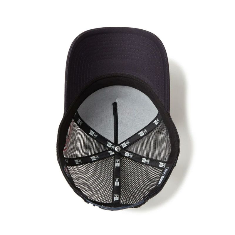 ニューエラNEWERAアウトドアカジュアル帽子キャップ9FORTYA-FrameトラッカーMLBSidePatchニューヨークヤンキース14388606メンズレディースユニセックス25SP春夏