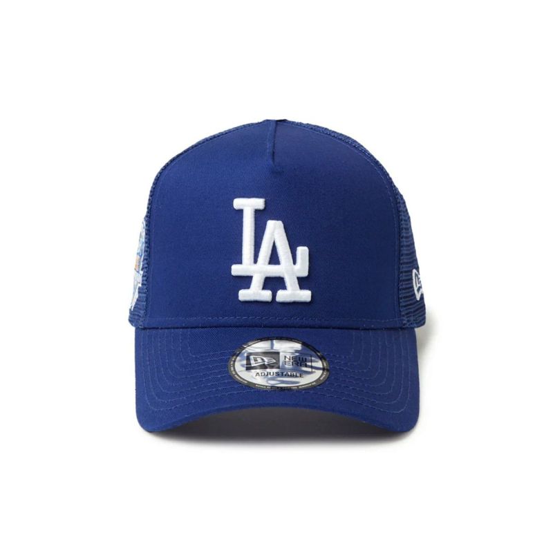 ニューエラNEWERAアウトドアカジュアル帽子キャップ9FORTYA-FrameトラッカーMLBSidePatchロサンゼルスドジャース14388607メンズレディースユニセックス25SP春夏