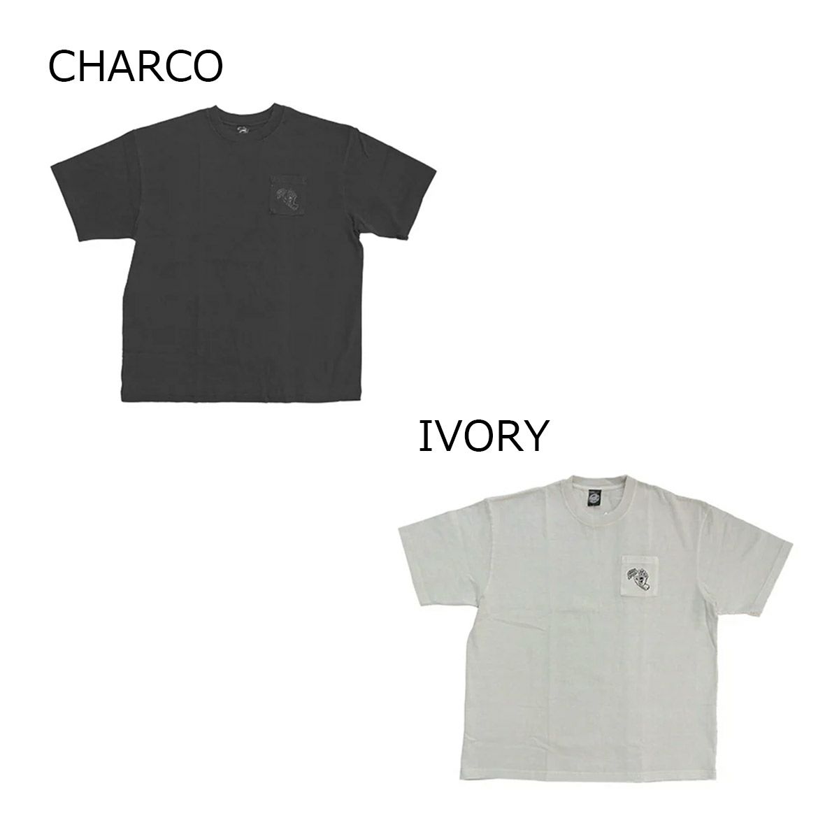 サンタクルーズSANTACRUZスケボースケートボードウェア半袖TシャツオーバーダイポケットOVERDYEPOCKETS/STEE530251402メンズ男性25SP春夏