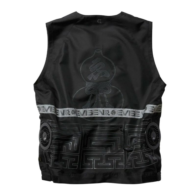 エビセンEVISENスケボースケートボードウェアベストアイファイアエアークーリングベストEYEFIREAIRCOOLINGVEST25SU-JK01メンズレディースユニセックス25SP春夏