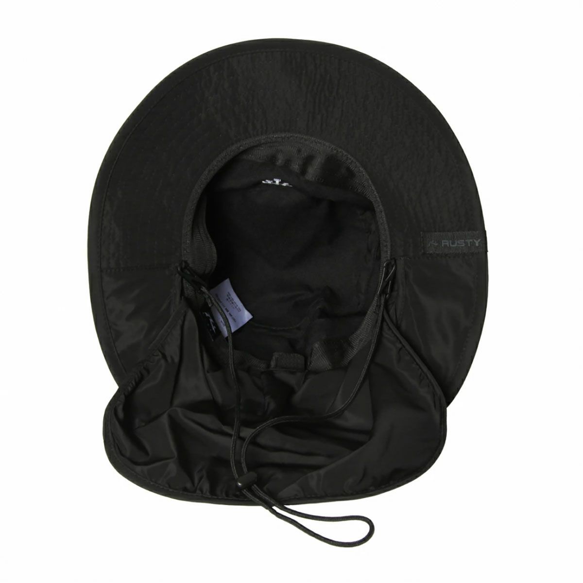 ラスティRUSTYサーフィンサーフ帽子ハットタレ付きハット965-901ジュニアキッズ子ども男の子女の子25SP春夏