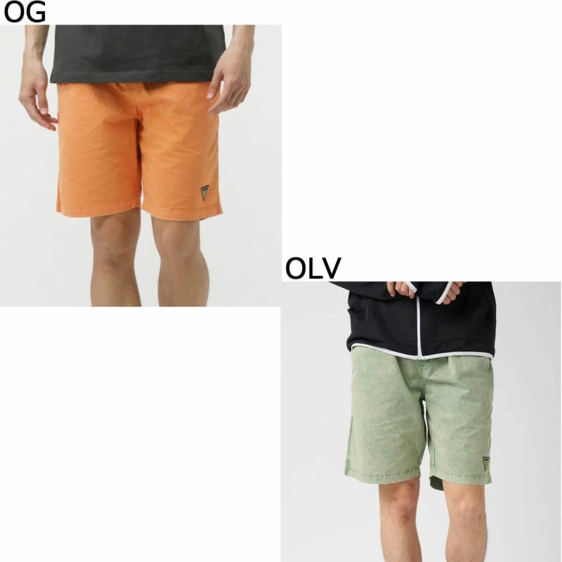 オーシャンパシフィックOCEANPACIFICサーフィンサーフウェアボトムスショートハーフパンツ短パンワンポイントロゴピグメントショーツ515-758メンズ男性25SP春夏