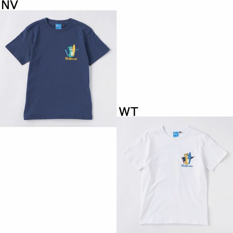 オーシャンパシフィックOCEANPACIFICサーフィンサーフウェア半袖TシャツKIDSCALIFORNIABEARビックプリントTシャツ565-500ジュニアキッズ子ども男の子女の子25SP春夏