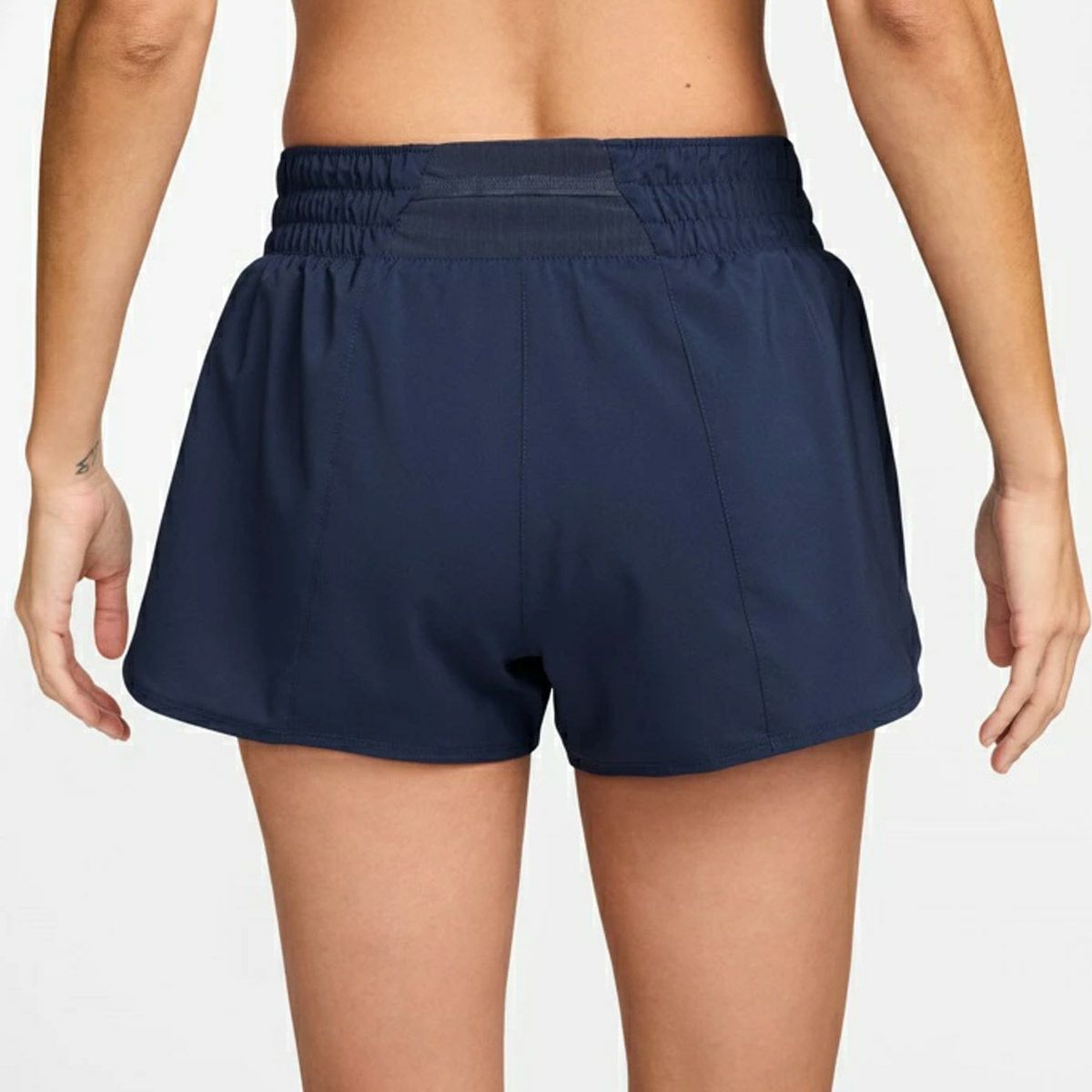 ナイキNIKEジムフィットネスヨガDri-FITワンミッドライズ8cmショートパンツインナー付きDX6011-410レディース女性25FA秋冬