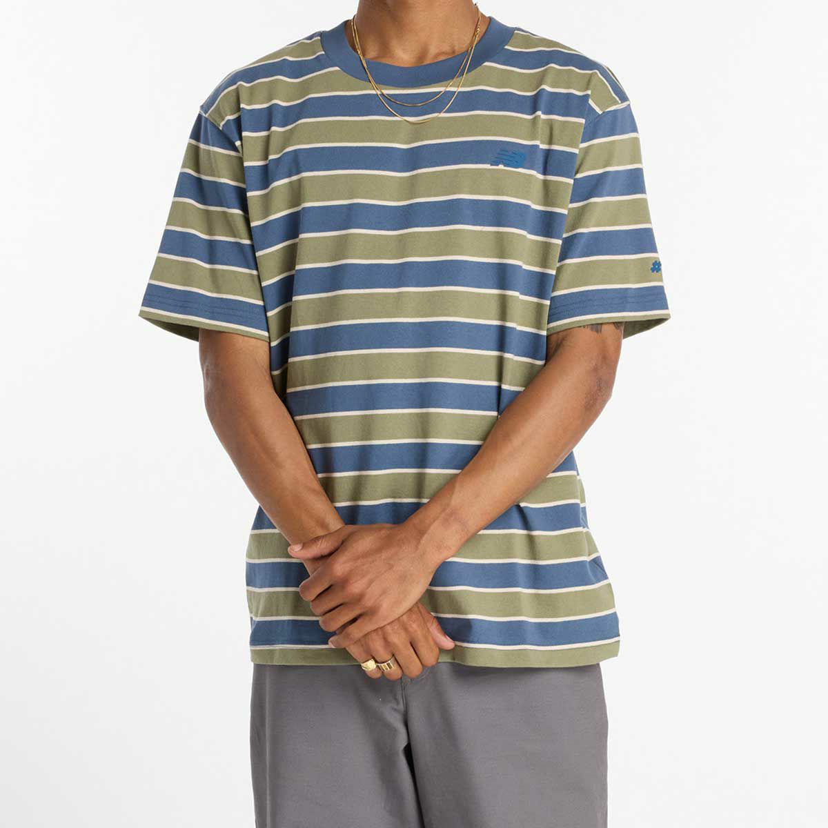 ニューバランスヌメリックNEWBALANCENUMERICスケボースケートボードウェア半袖TシャツMT53700-VTIメンズ男性25FA秋冬