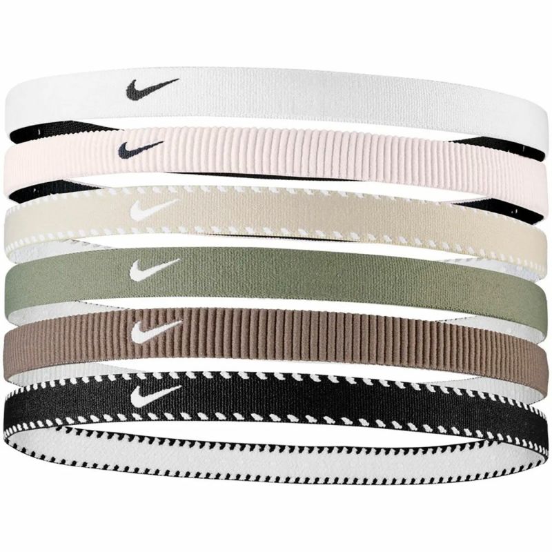 ナイキNIKEジムフィットネスヨガアクセサリーフレックスクラシックヘッドバンド6本パックBN2003-111メンズレディースユニセックス25FA秋冬
