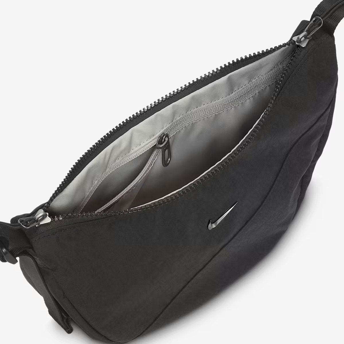 ナイキNIKEアウトドアカジュアル鞄バッグショルダーバッグメッセンジャーバッグオーラクレセントクロスボディバッグ(4L)HQ4370-013メンズレディースユニセックス25FA秋冬