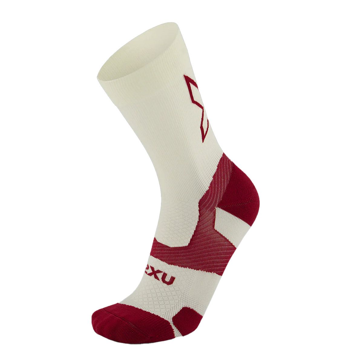 2XUツータイムズユーランニングソックス靴下ヴェクターライトクッションクルーソックスUA7005E-BSHMERメンズレディースユニセックス25FA秋冬