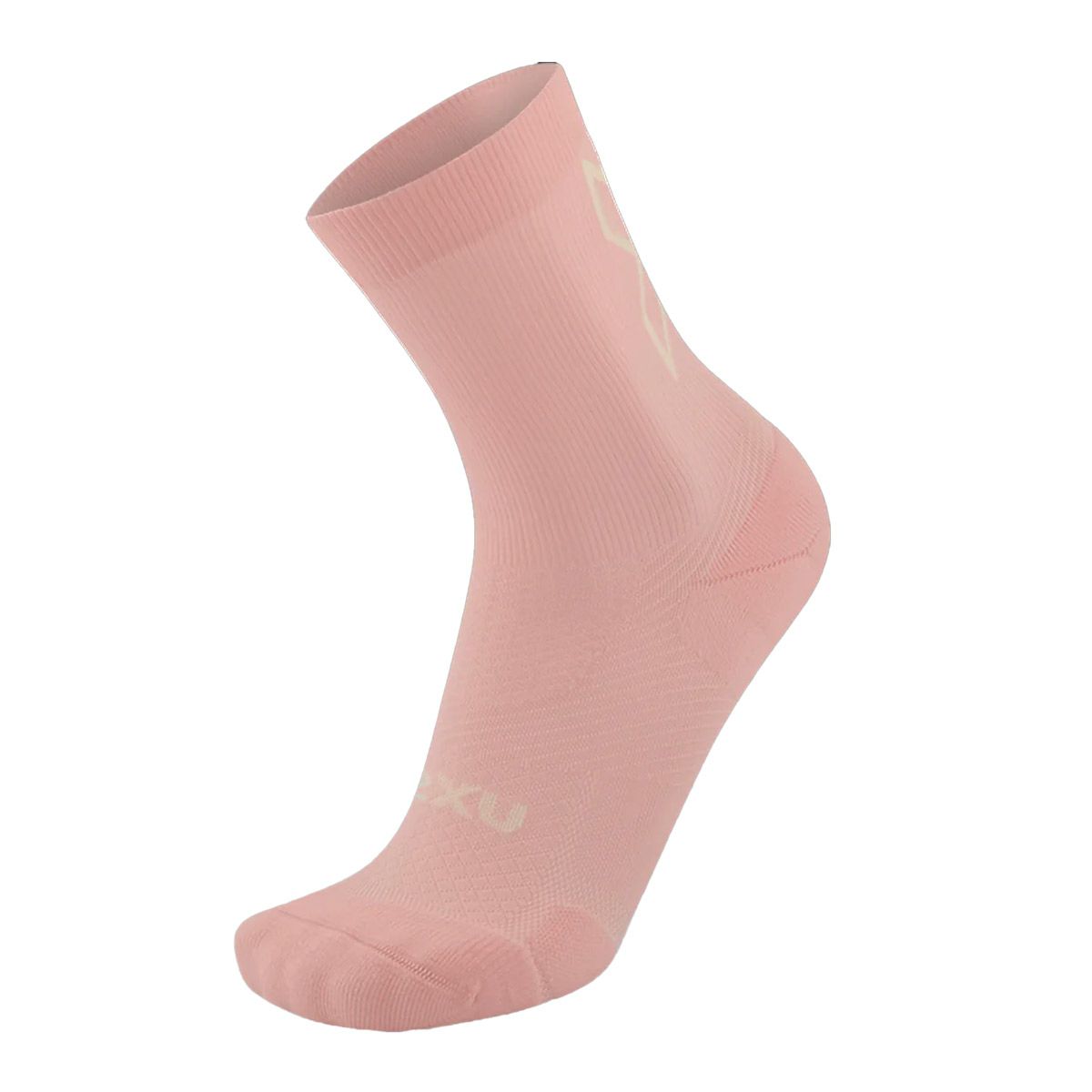 2XUツータイムズユーランニングソックス靴下ヴェクターライトクッションクルーソックスUA7005E-PIFWHTメンズレディースユニセックス25FA秋冬