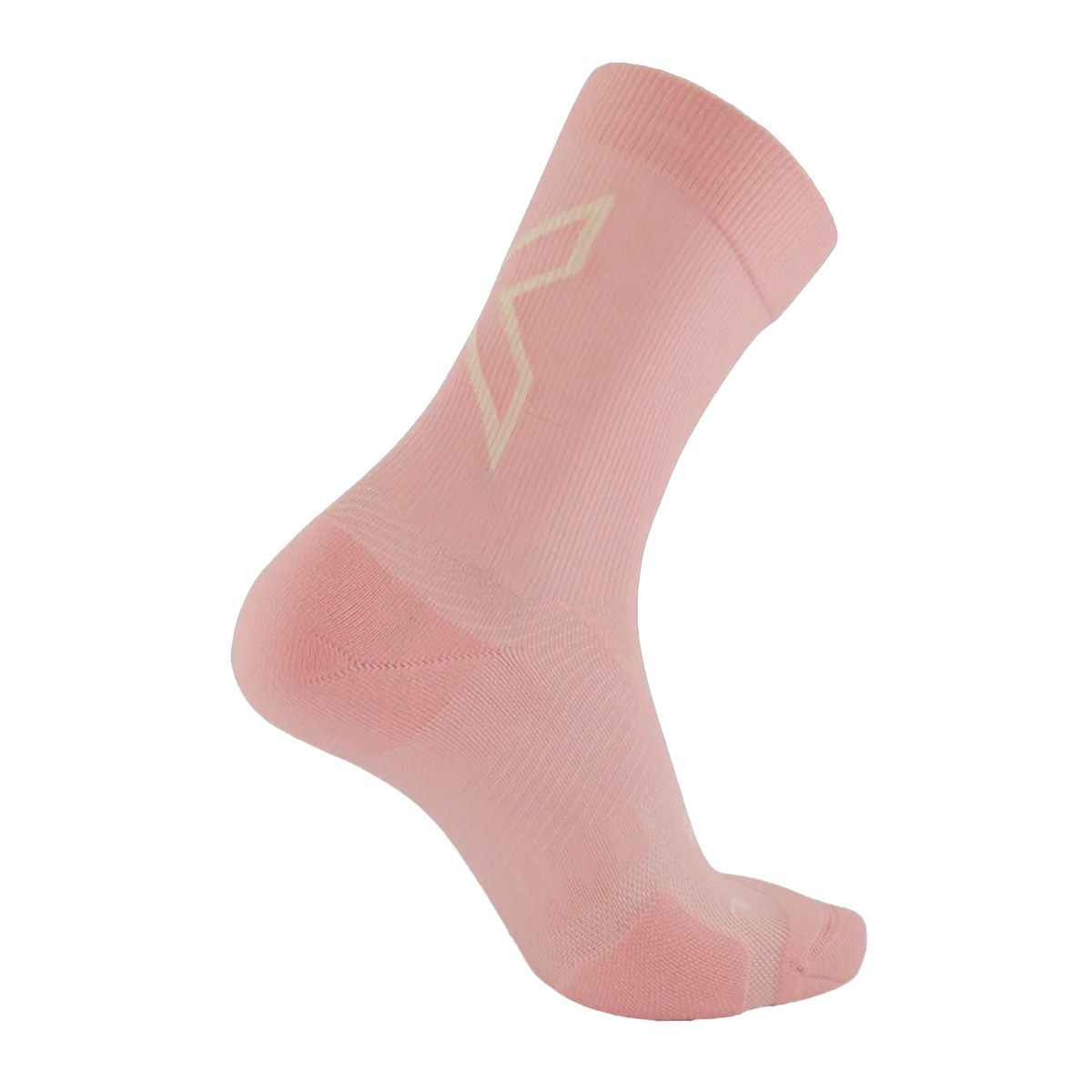 2XUツータイムズユーランニングソックス靴下ヴェクターライトクッションクルーソックスUA7005E-PIFWHTメンズレディースユニセックス25FA秋冬