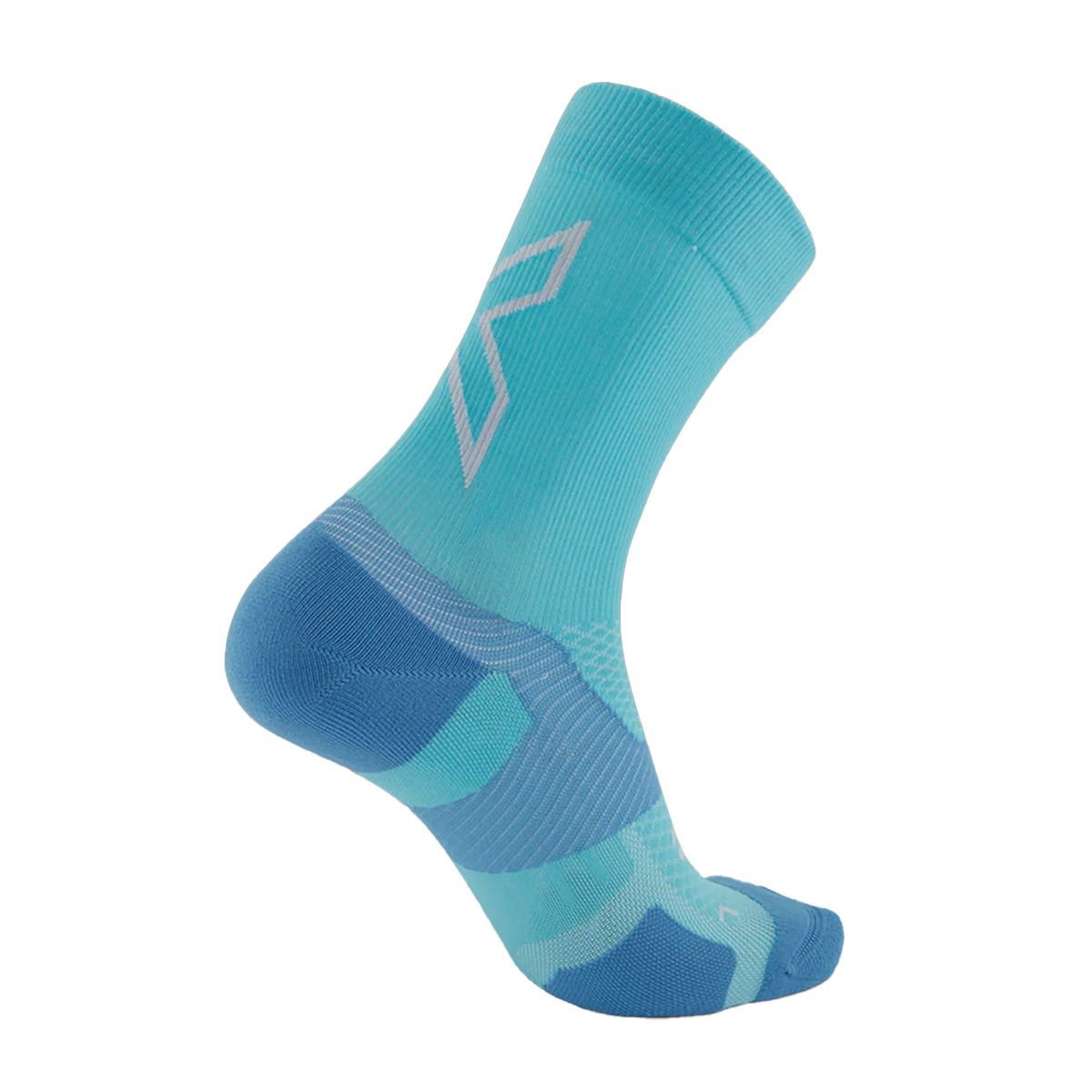 2XUツータイムズユーランニングソックス靴下ヴェクターライトクッションクルーソックスUA7005E-RTBAZBメンズレディースユニセックス25FA秋冬