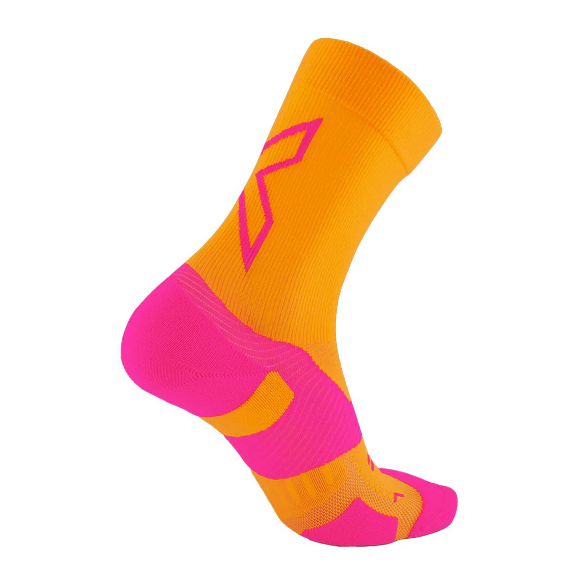 2XUツータイムズユーランニングソックス靴下ヴェクターライトクッションクルーソックスUA7005E-SOLFSAメンズレディースユニセックス25FA秋冬