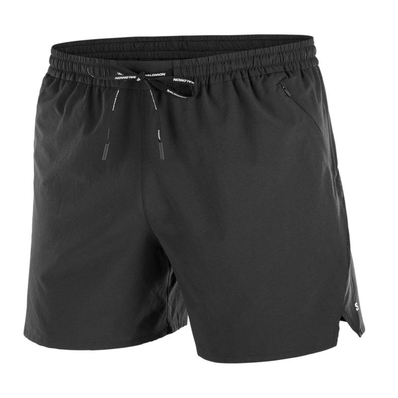 サロモンSALOMONランニングウェアボトムスショートハーフパンツ短パンSHKOUTCORE5SHORTSLC2450400メンズ男性25FA秋冬