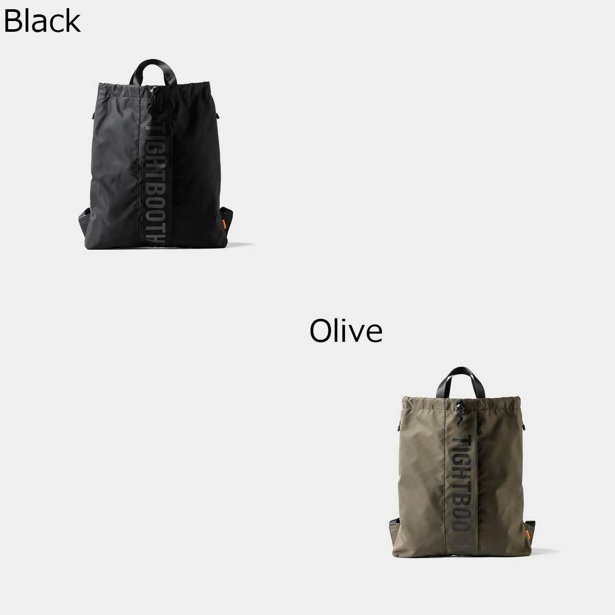 タイトブースTIGHTBOOTHスケボースケートボード鞄バッグリュックサックバックパックデイパックロゴナップサックLOGOKNAPSACSU25-A01メンズレディースユニセックス25SU春夏