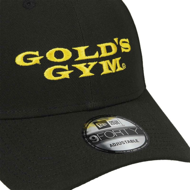 ゴールドジムGOLD'SGYMジムフィットネストレーニング帽子キャップニューエラキャップ9FORTYNEWERAスタックラインG7080-BGメンズレディースユニセックス