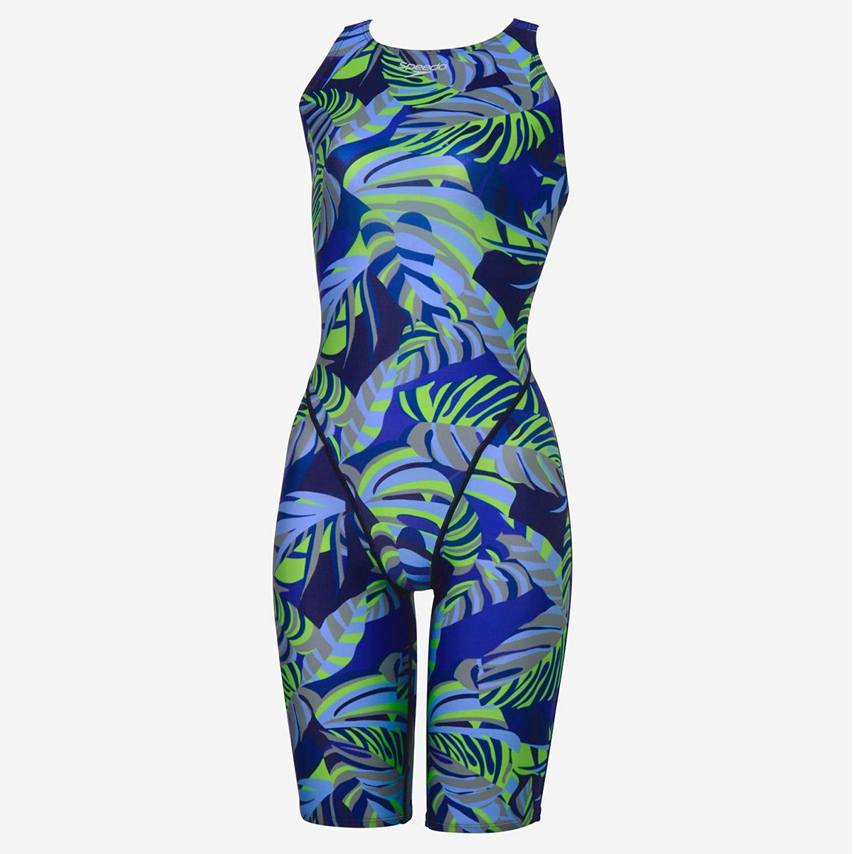 スピードSPEEDOスイムフィットネス競泳水着フレックスシグマカイセミオープンバックニースキン3FLEXSXSemiOpenbackKneeskin3SCW12551F-BLレディース女性25S2秋冬