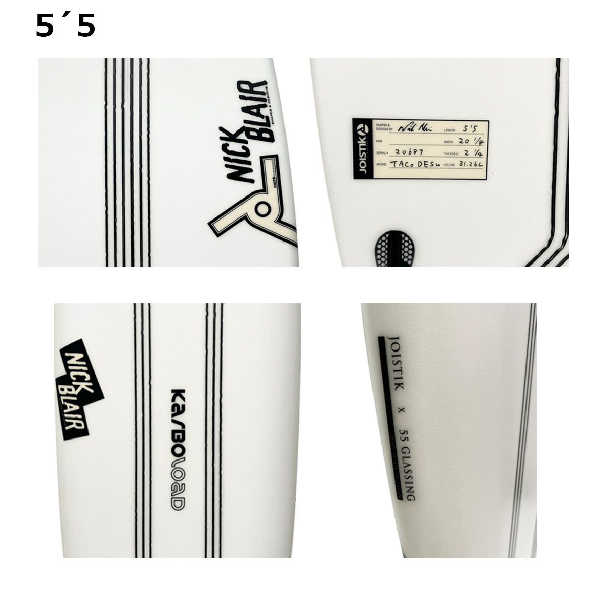 ジョイスティックサーフボードJOISTIKSURFBOARDSサーフィンサーフサーフボード板TACODESUクリアーKARBOLOADJAPANSHAPEJSTD20250708