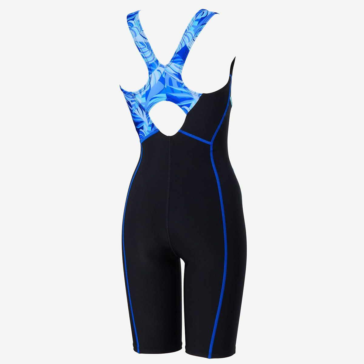 スピードSPEEDOスイムフィットネス競泳水着アシンメトリールースンニースキンAsymmetryLoosenKneeskinSFW12565-BLレディース女性25S2秋冬