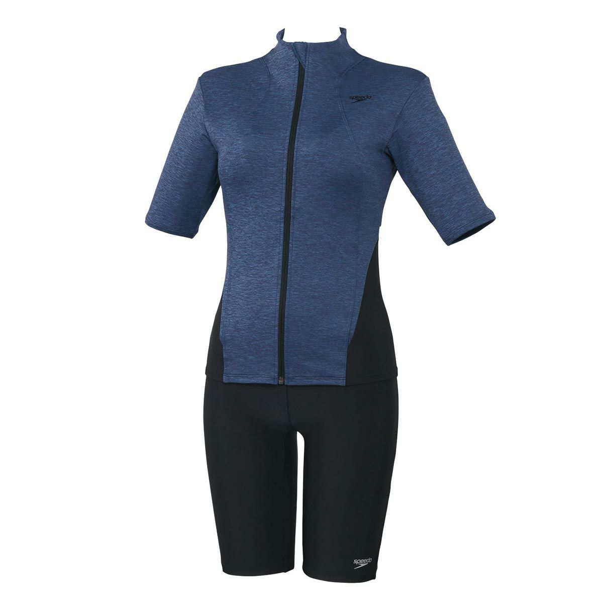 スピードSPEEDOスイムフィットネス競泳水着ショートスリーブウェイビーセパShortSleeveWavySepaSFW32565-XBレディース女性25S2秋冬