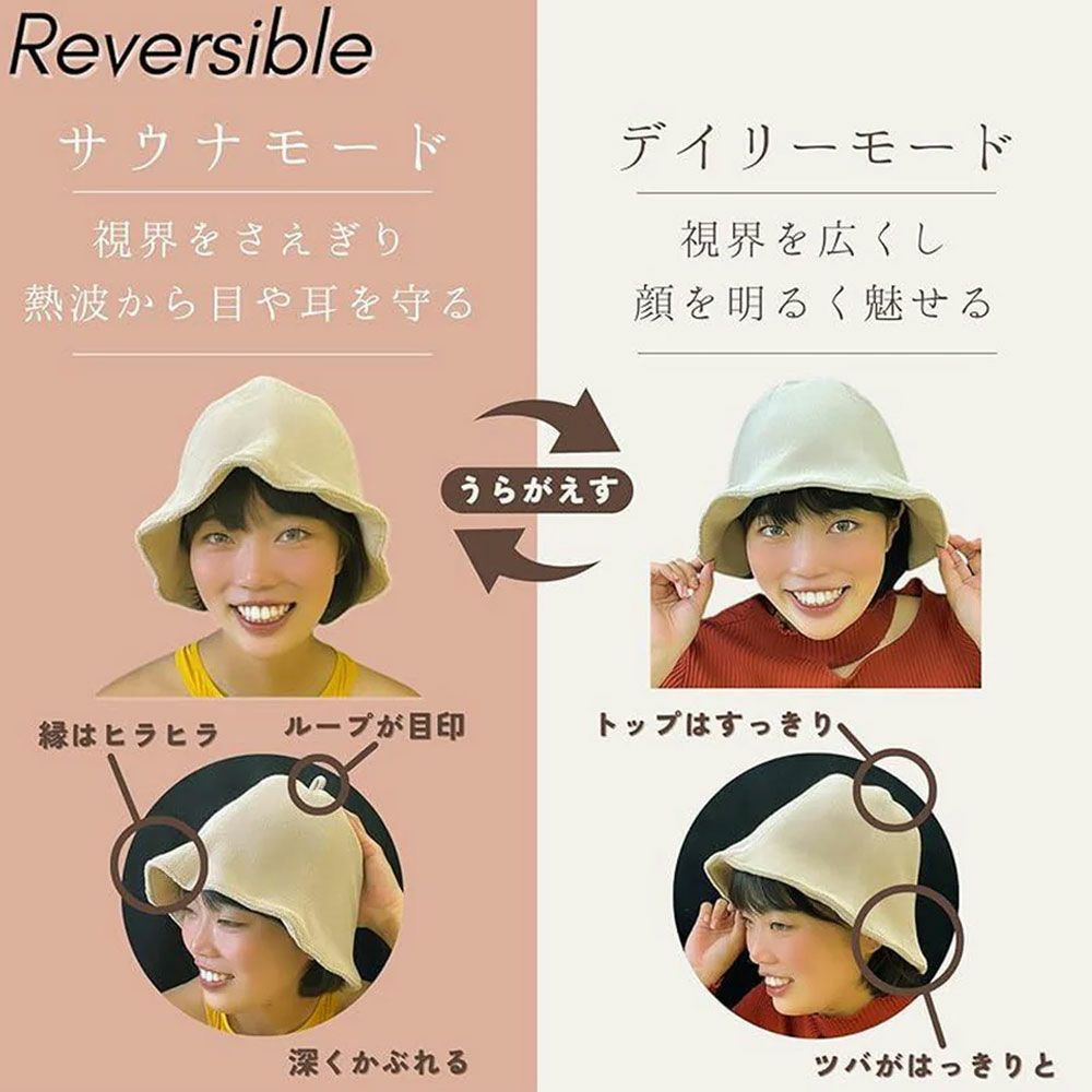 チームワンデイTEAMONEDAYサウナ専門家監修サウナハットTODSH001