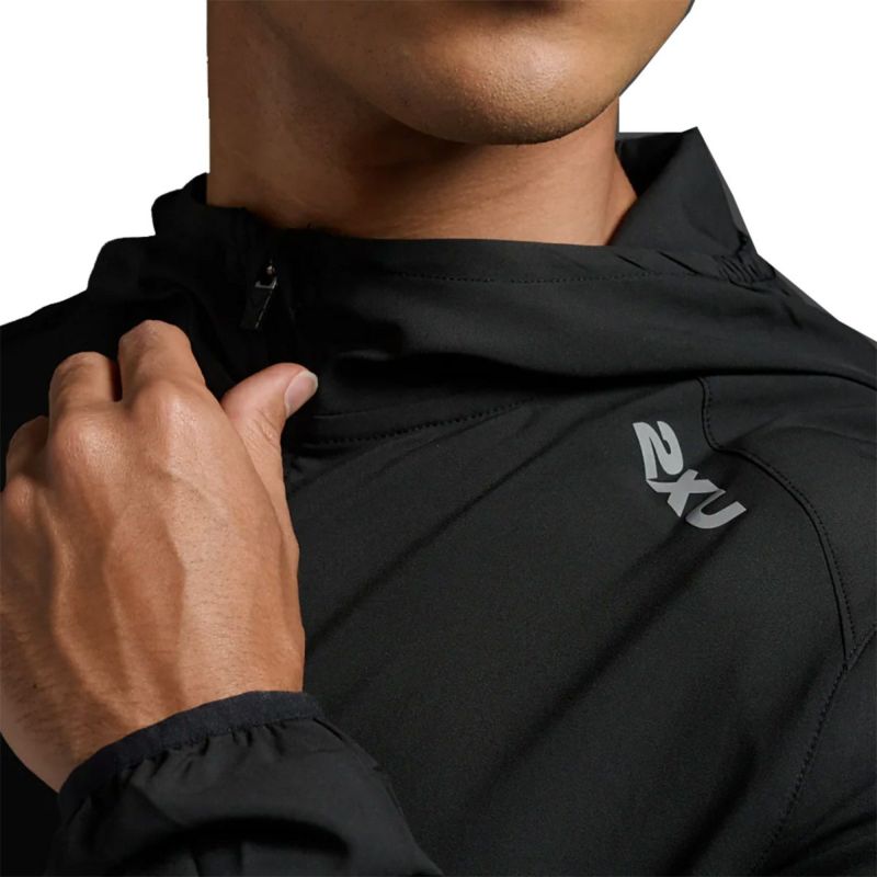 2XUツータイムズユーランニングウェアアウタージャケットAeroJacketエアロジャケットMR7209Aメンズ男性25FA秋冬