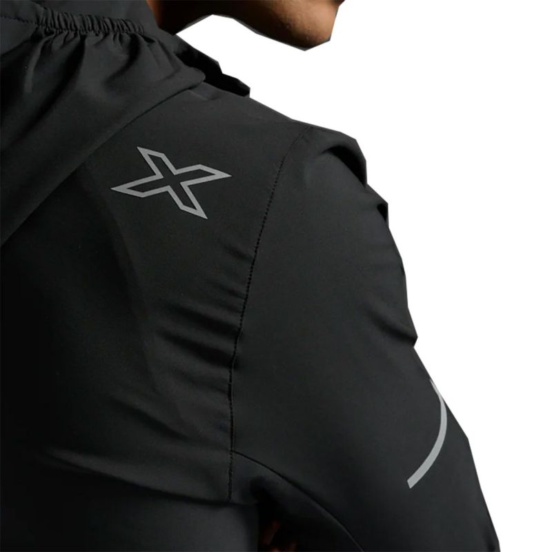 2XUツータイムズユーランニングウェアアウタージャケットAeroJacketエアロジャケットMR7209Aメンズ男性25FA秋冬