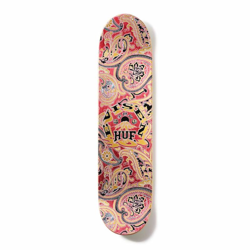 エビセンEVISENスケボースケートボードデッキ板HUFPAISLEYDECKEV128-HUF03