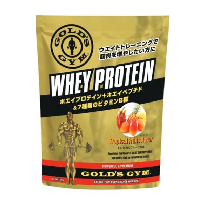 ゴールドジムGOLD'SGYMサプリメントダイエット健康プロテインホエイプロテイントロピカルフルーツ風味720gF6372