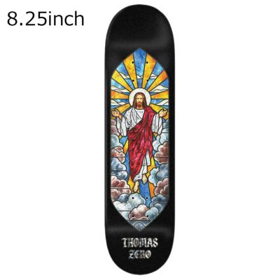 ゼロZEROスケボースケートボードデッキ板THOMASSTAINEDGLASS8.25D6174